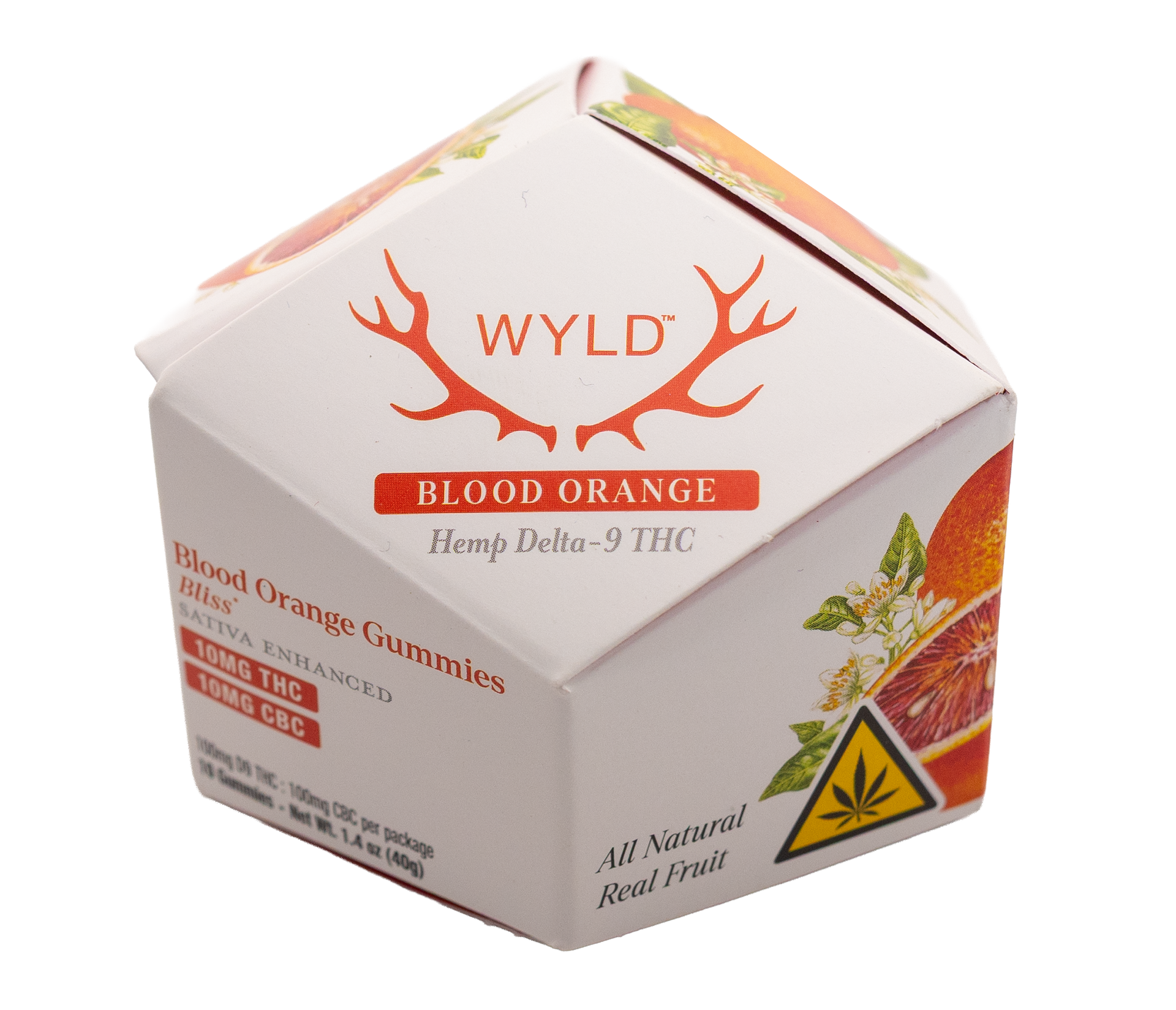 Wyld 100mg gummies 10ct D9 blood orange